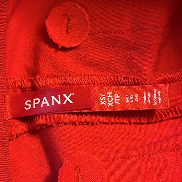 SPANX  Polished Kick Flare Pant in True Red, Size XS Tall, NWT - Picture 13 of 16
